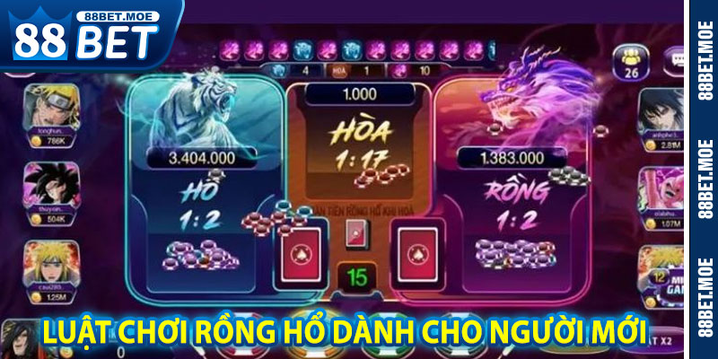 Luật Chơi Rồng Hổ 88BET Dành Cho Người Mới
